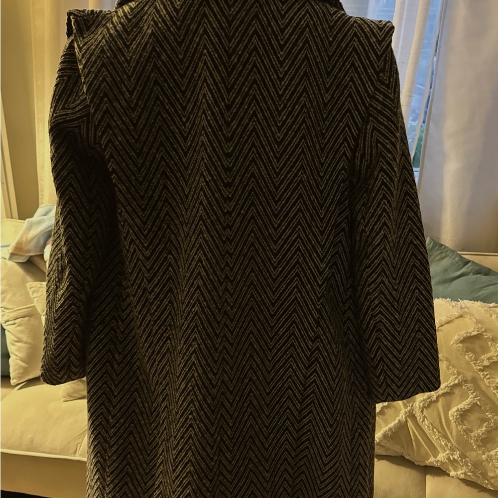Chic Chevron Pattern Coat - Picture 2 of 2